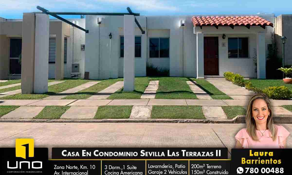 CASA EN VENTA CONDOMINIO SEVILLA LAS TERRAZAS 2