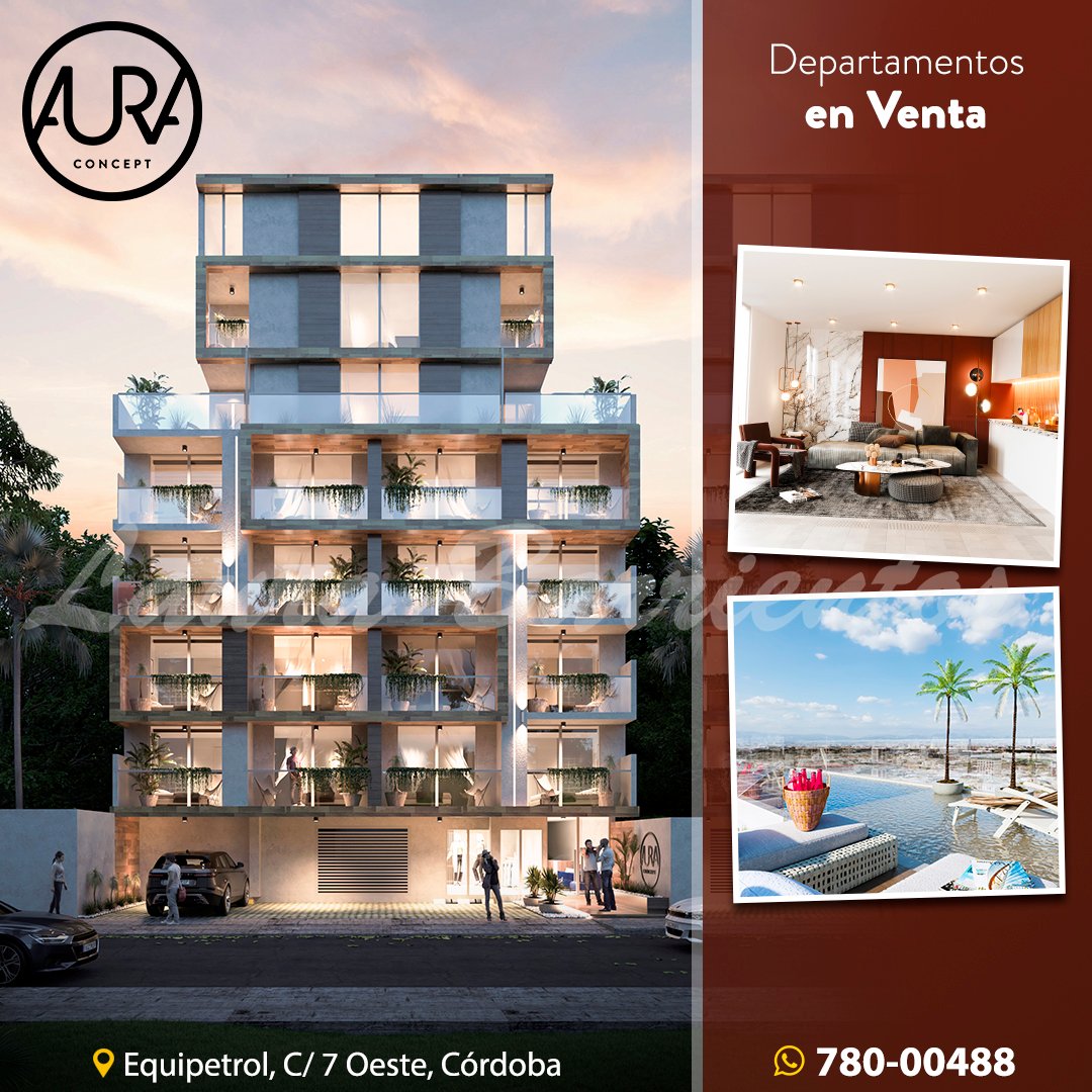 Ventas en Edificio AURA CONCEPT en Equipetrol UNO CORPORACI N