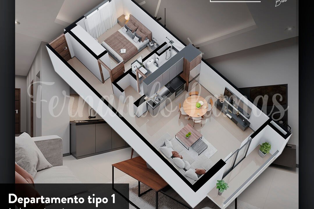 Preventa apartamentos zona norte, avenida Beni, 1 dormitorio, 2 dormitorios, Santa Cruz, Bolivia (6)