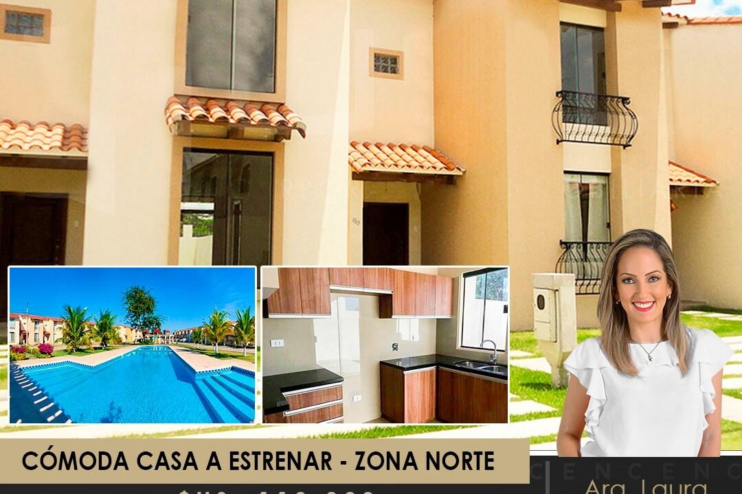 Venta casa zona norte, Condominio Colonial Norte, 3 dormitorios, garaje, Santa Cruz de la Sierra, Bolivia (1)